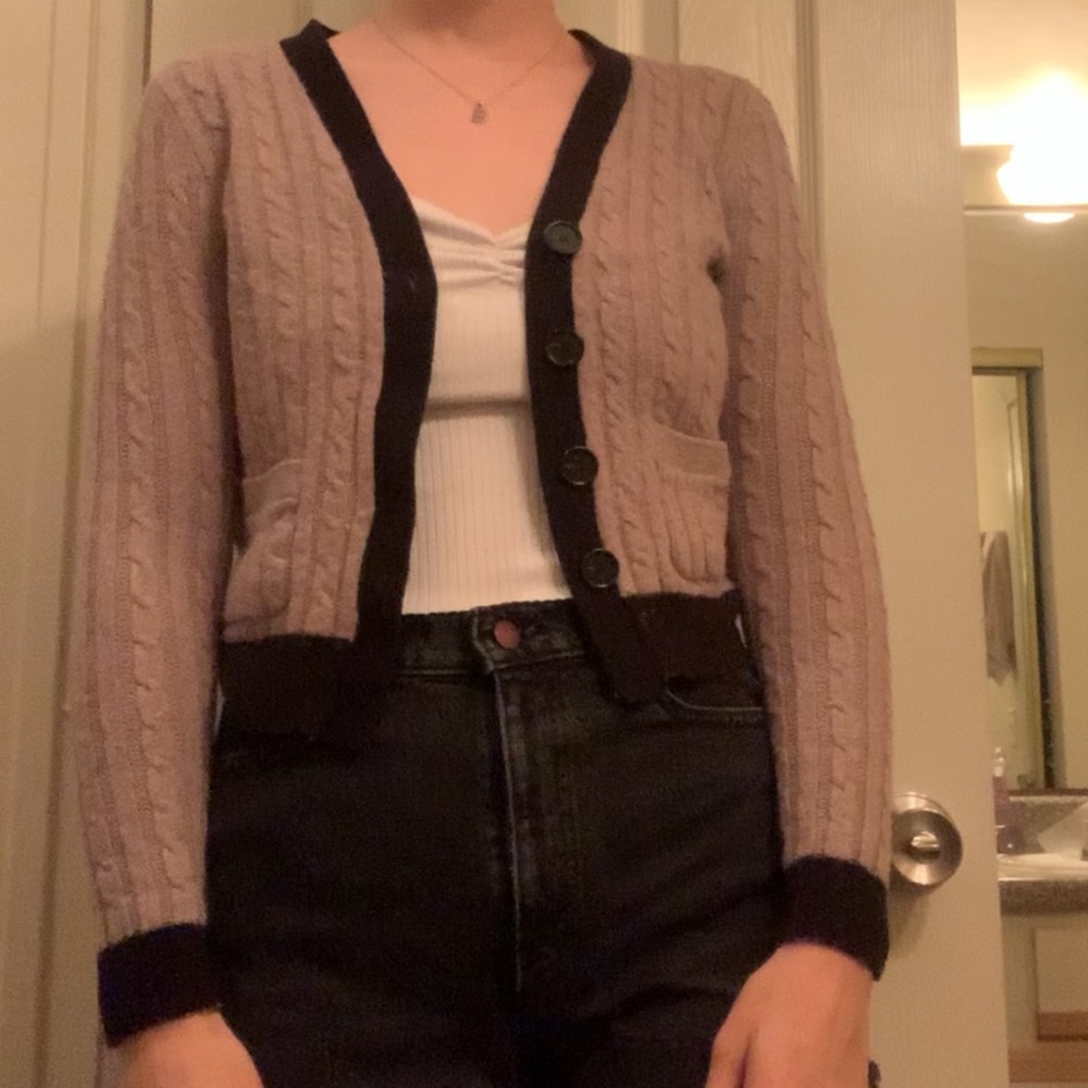 Cropped Sweater by Loft